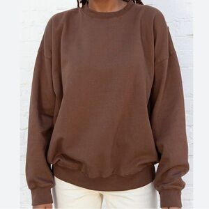 Brandy Melville Brown Crewneck Sweater